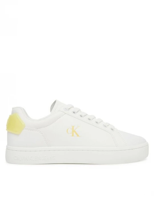 Obrázek produktu Calvin Klein Jeans Sneakersy Classic Cupsole Ru Patch Lth Wn YW0YW01845 Bílá