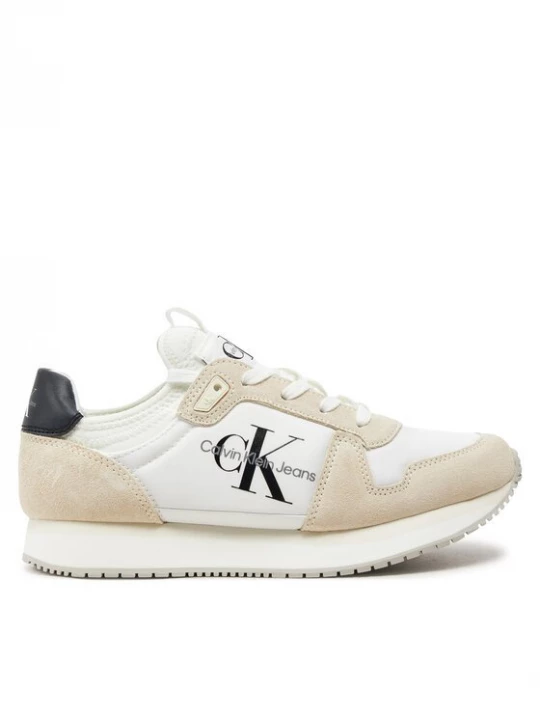 Obrázek produktu Calvin Klein Jeans Sneakersy Runner Sock Laceup Ny-Lth Wn YW0YW00840 Bílá