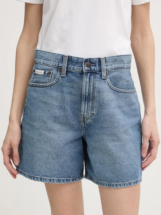 Obrázek produktu Calvin Klein Jeans šortky dámské džínové modrá