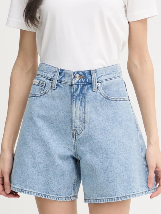Obrázek produktu Calvin Klein Jeans šortky dámské džínové modrá