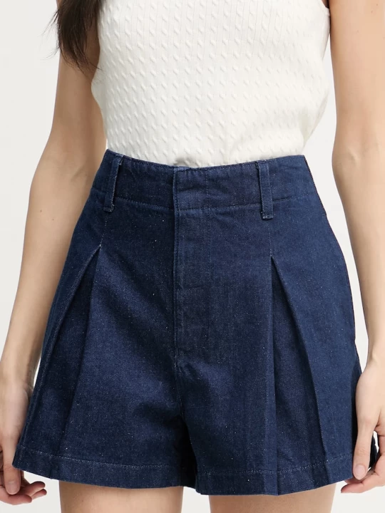 Obrázek produktu Calvin Klein Jeans šortky dámské džínové námořnická modř