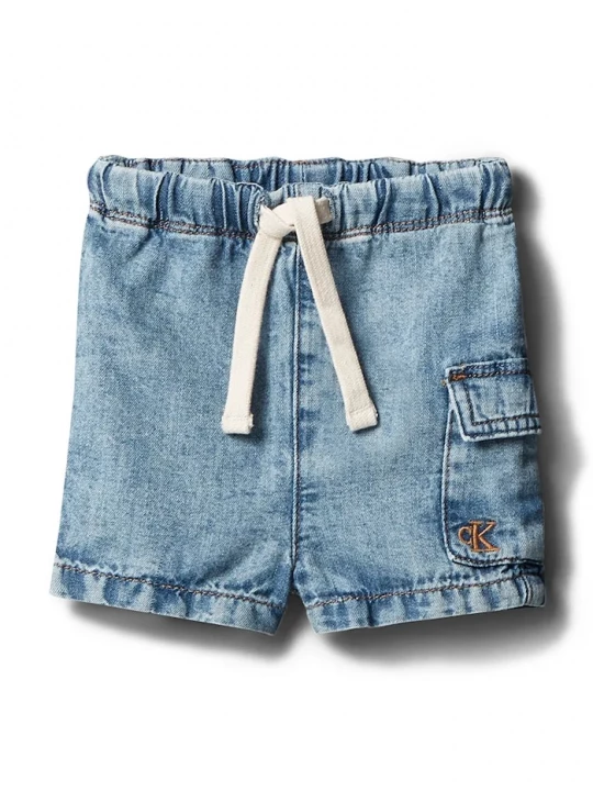 Obrázek produktu Calvin Klein Jeans šortky kojenecké džínové modrá