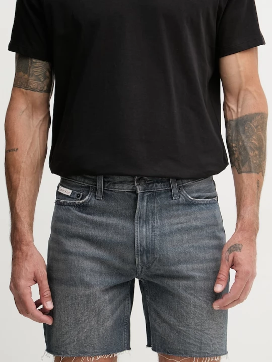 Obrázek produktu Calvin Klein Jeans šortky pánské džínové modrá