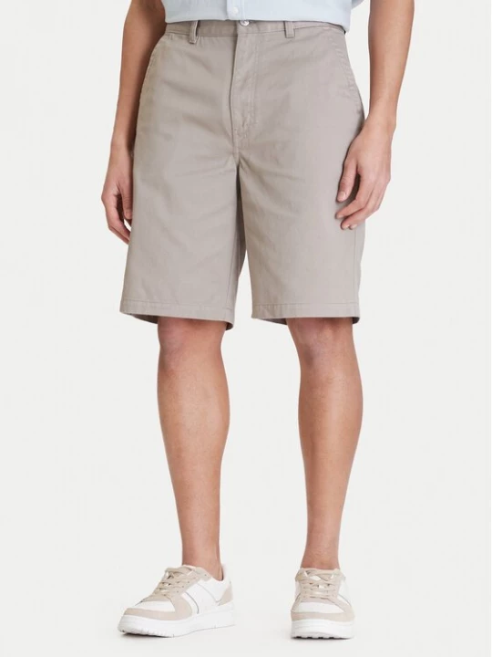 Obrázek produktu Calvin Klein Jeans Šortky z materiálu 90s LV04RD603G Béžová Baggy Fit
