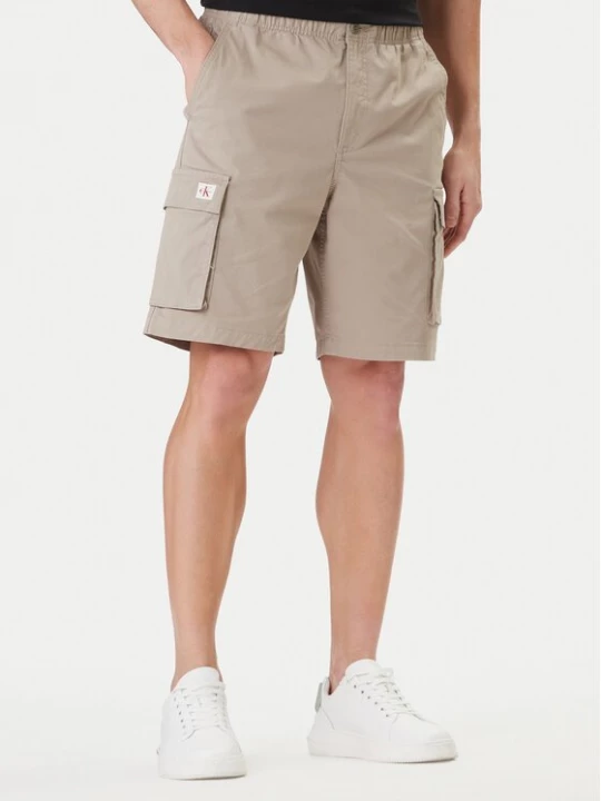 Obrázek produktu Calvin Klein Jeans Šortky z materiálu LV04RB618G Hnědá Regular Fit