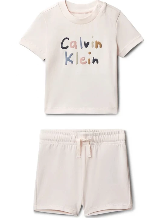 Obrázek produktu Calvin Klein Jeans souprava kojenecká bavlněná oranžová