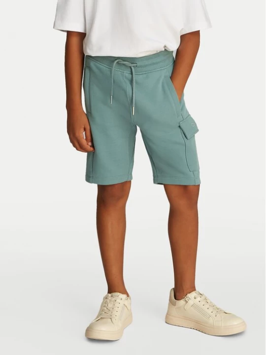 Obrázek produktu Calvin Klein Jeans Sportovní kraťasy IB0IB02440 Zelená Relaxed Fit