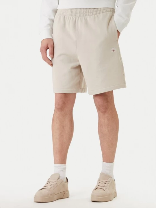 Obrázek produktu Calvin Klein Jeans Sportovní kraťasy LV04RF282G Écru Regular Fit Krémová