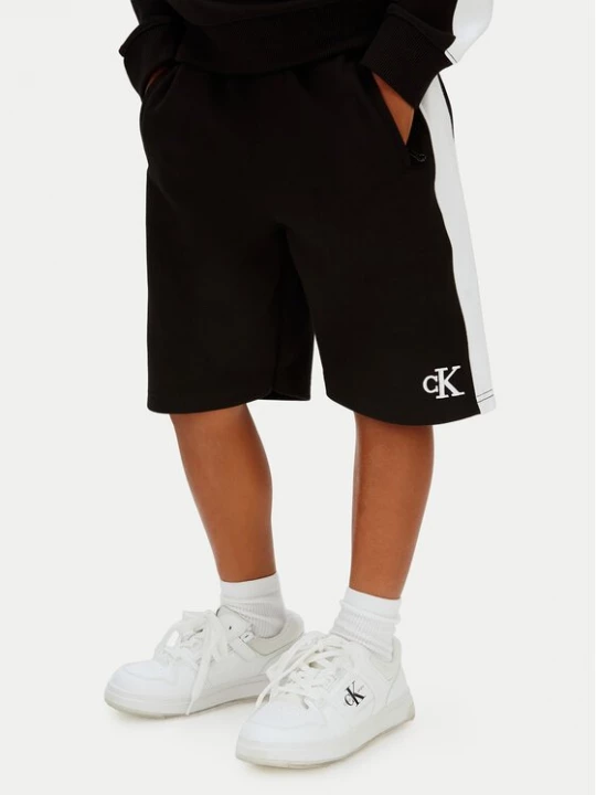 Obrázek produktu Calvin Klein Jeans Sportovní kraťasy LVCKSJC28B Černá Relaxed Fit