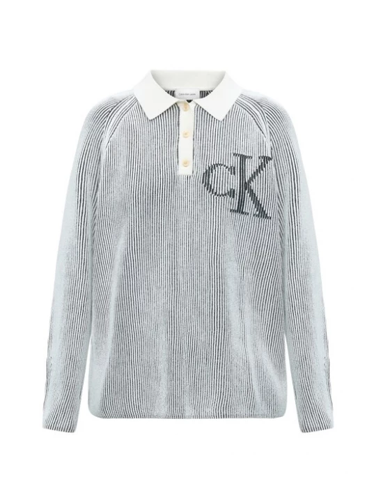 Obrázek produktu Calvin Klein Jeans Svetr černá / bílá