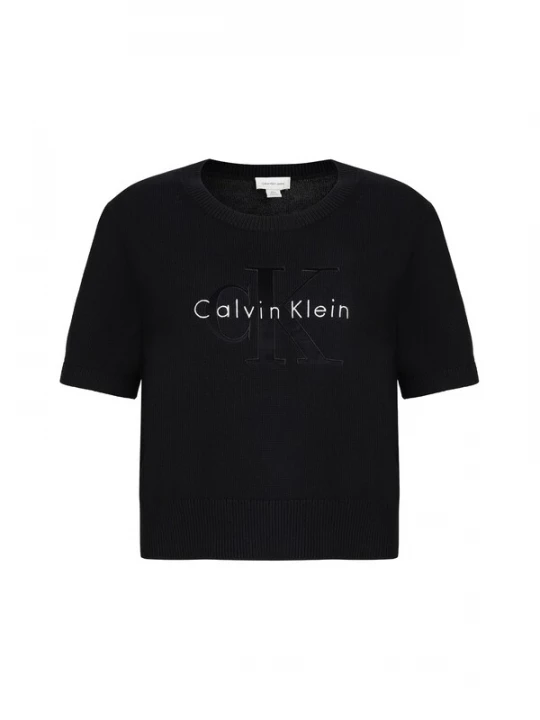 Obrázek produktu Calvin Klein Jeans Svetr černá / bílá