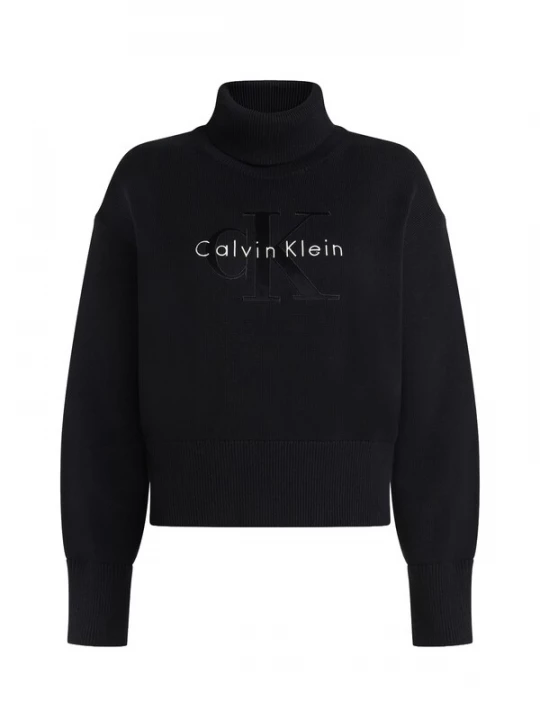 Obrázek produktu Calvin Klein Jeans Svetr černá / bílá