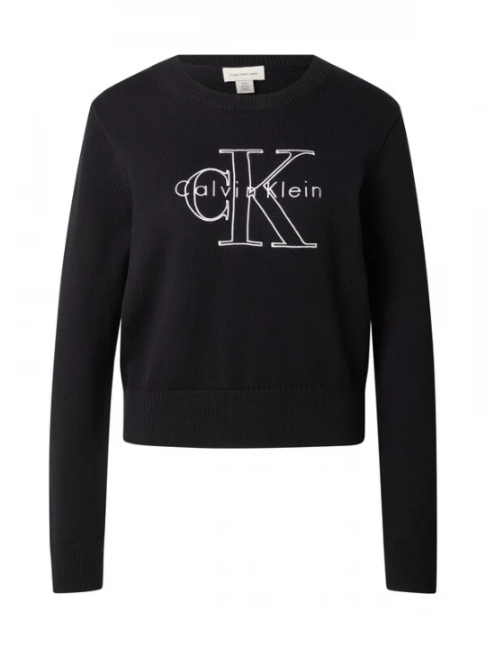 Obrázek produktu Calvin Klein Jeans Svetr černá / bílá