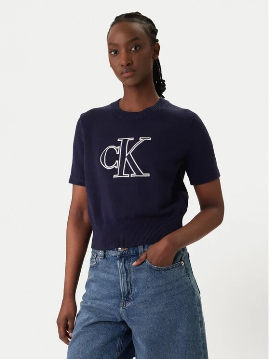 Obrázek produktu Calvin Klein Jeans Svetr LV047F356G Fialová Regular Fit