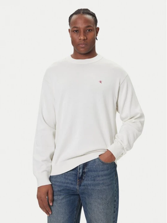 Obrázek produktu Calvin Klein Jeans Svetr LV04RC309G Écru Regular Fit Krémová
