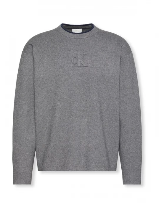 Obrázek produktu Calvin Klein Jeans Svetr marine modrá / tmavě šedá