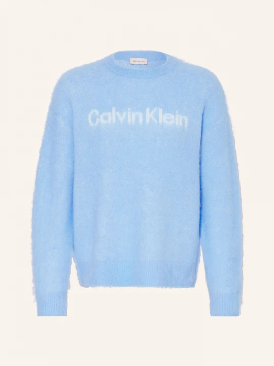 Obrázek produktu Calvin Klein Jeans Svetr S Alpakou tmavě modrá / bílá
