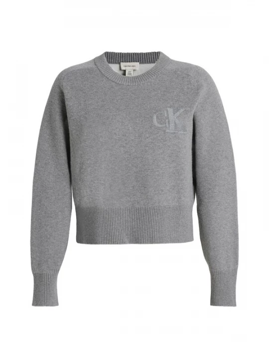 Obrázek produktu Calvin Klein Jeans Svetr šedý melír