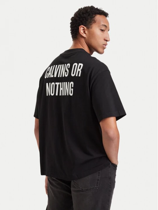 Obrázek produktu Calvin Klein Jeans T-Shirt Calvins Or Nothing LV04RH825G Černá Regular Fit