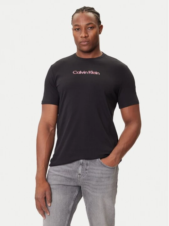 Obrázek produktu Calvin Klein Jeans T-Shirt Glitched Logo LV04RC858G Černá Regular Fit