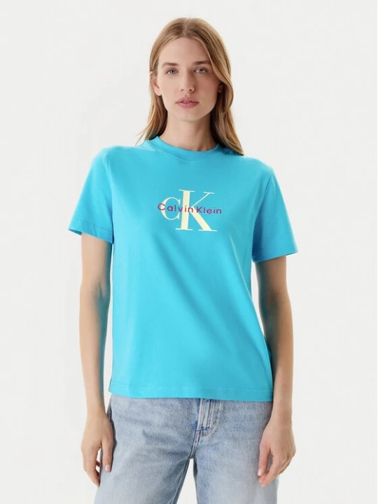 Obrázek produktu Calvin Klein Jeans T-Shirt Hero Classic LV047B865G Modrá Regular Fit