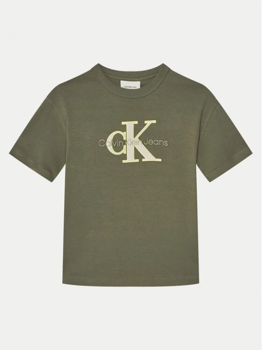 Obrázek produktu Calvin Klein Jeans T-Shirt IB0IB02361 Zelená Regular Fit