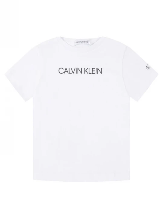 Obrázek produktu Calvin Klein Jeans T-Shirt Institutional SS IB0IB00347 Bílá Regular Fit