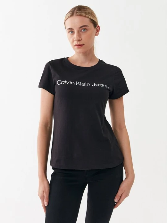 Obrázek produktu Calvin Klein Jeans T-Shirt J20J220253 Černá Slim Fit