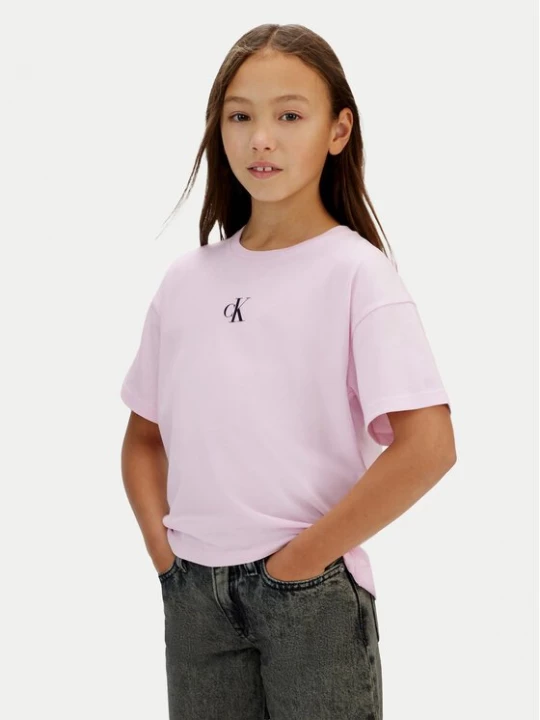 Obrázek produktu Calvin Klein Jeans T-Shirt Logo IG0IG02136 Růžová Boxy Fit