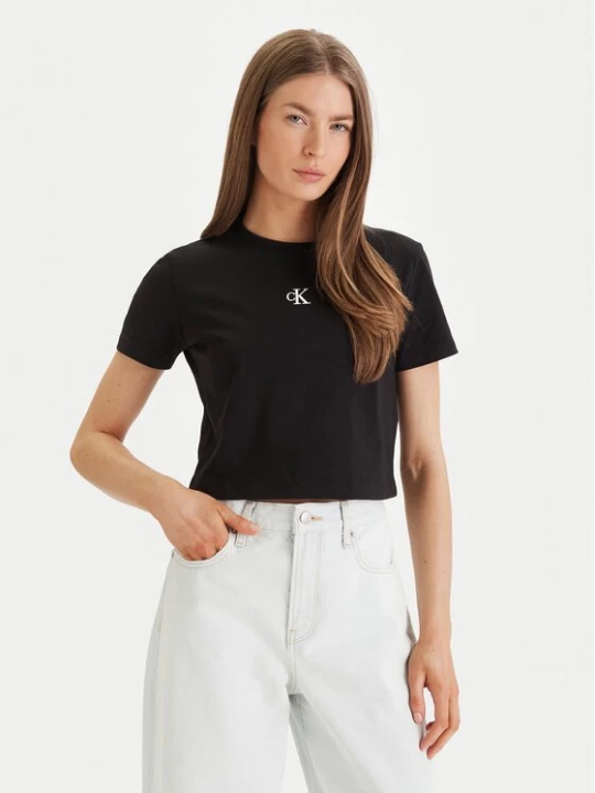 Obrázek produktu Calvin Klein Jeans T-Shirt LV047AB213 Černá Regular Fit