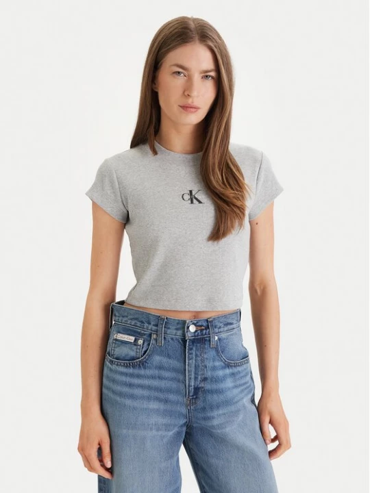 Obrázek produktu Calvin Klein Jeans T-Shirt LV047AB802 Šedá Regular Fit