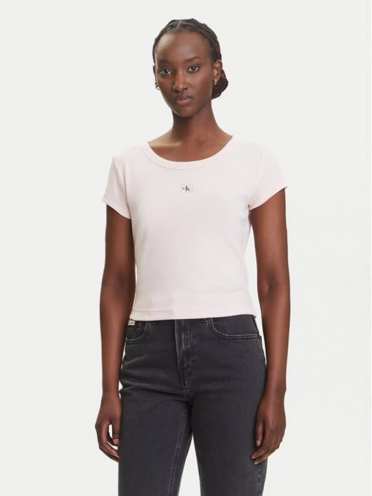 Obrázek produktu Calvin Klein Jeans T-Shirt LV047C200G Růžová Slim Fit