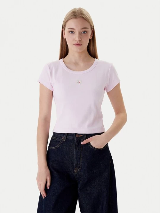 Obrázek produktu Calvin Klein Jeans T-Shirt LV047C200G Růžová Slim Fit