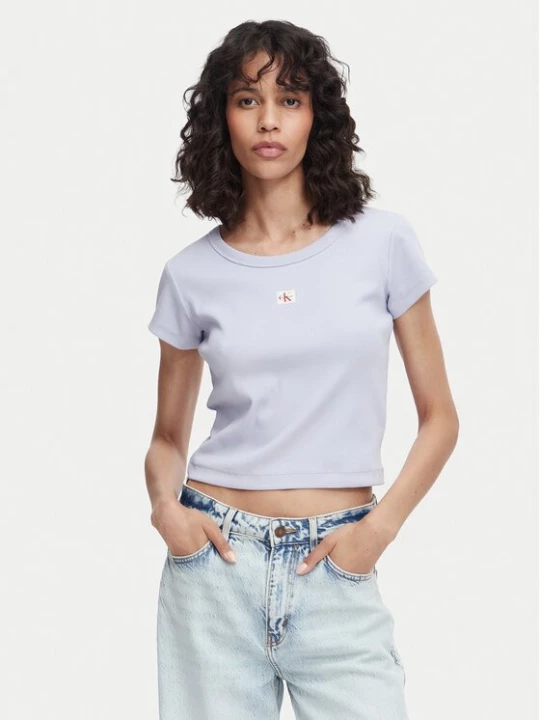 Obrázek produktu Calvin Klein Jeans T-Shirt LV047C200G Světle modrá Slim Fit