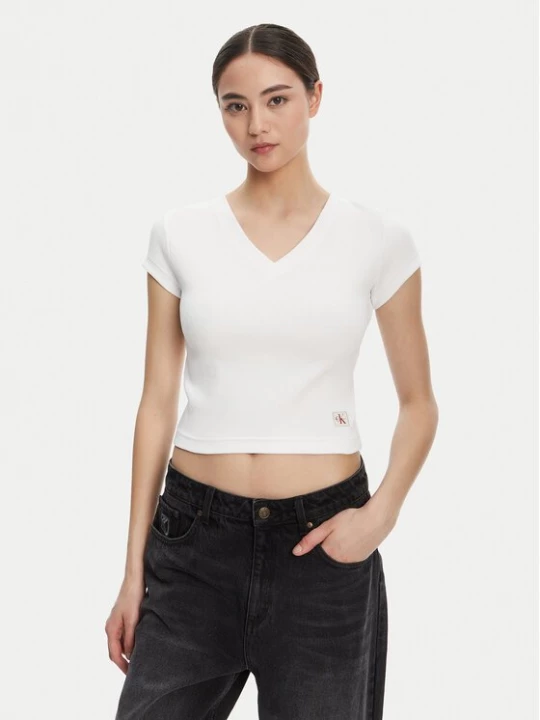 Obrázek produktu Calvin Klein Jeans T-Shirt LV047C910G Bílá Regular Fit
