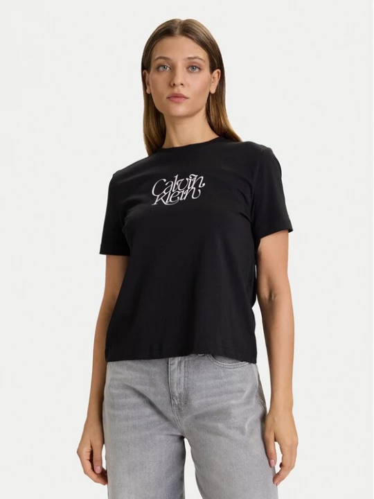 Obrázek produktu Calvin Klein Jeans T-Shirt LV047D210G Černá Slim Fit