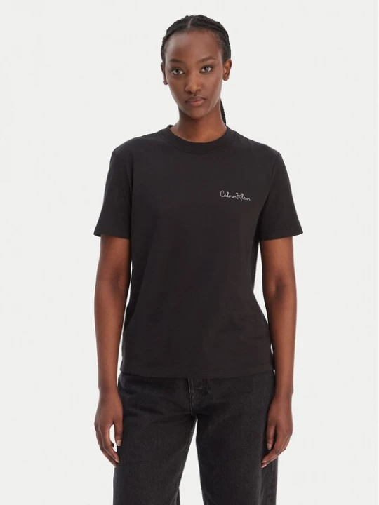 Obrázek produktu Calvin Klein Jeans T-Shirt LV047E809G Černá Classic Fit