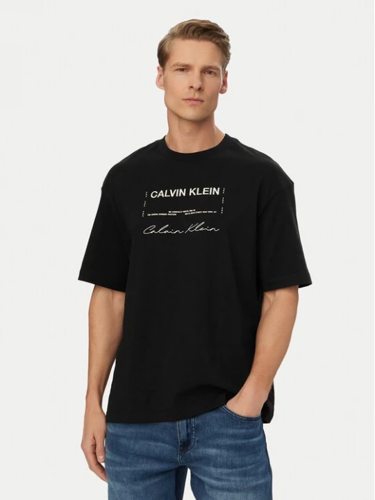 Obrázek produktu Calvin Klein Jeans T-Shirt LV04RE827G Černá Regular Fit