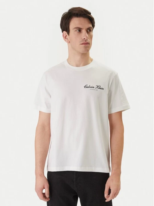 Obrázek produktu Calvin Klein Jeans T-Shirt LV04RF822G Bílá Regular Fit