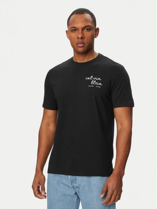 Obrázek produktu Calvin Klein Jeans T-Shirt LV04RG837G Černá Regular Fit