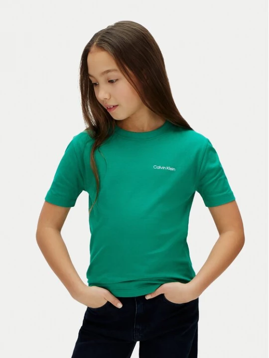 Obrázek produktu Calvin Klein Jeans T-Shirt LV1CKSJA31 Zelená Regular Fit