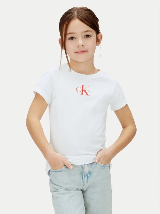 Obrázek produktu Calvin Klein Jeans T-Shirt LVCKSJA15G Bílá Regular Fit