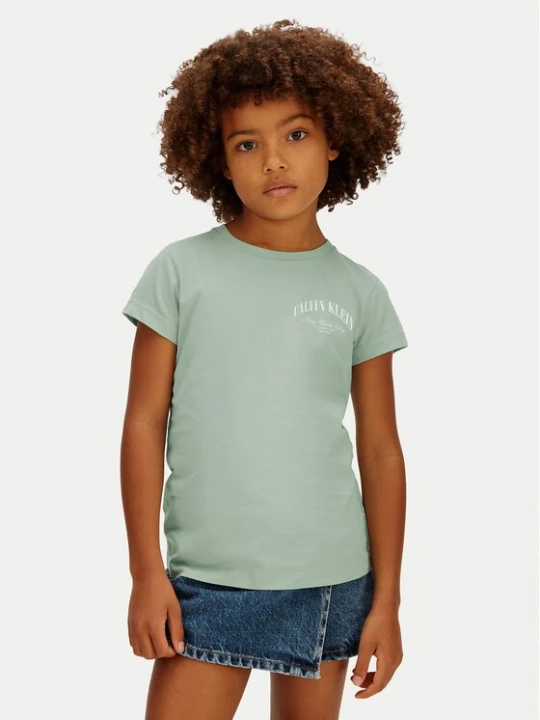 Obrázek produktu Calvin Klein Jeans T-Shirt LVCKSJA23G Světle zelená Slim Fit
