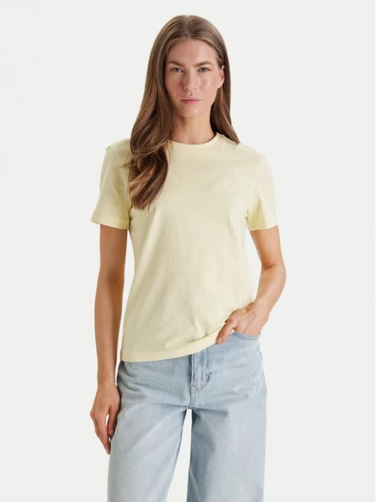 Obrázek produktu Calvin Klein Jeans T-Shirt Monogram LV047B224G Žlutá Regular Fit