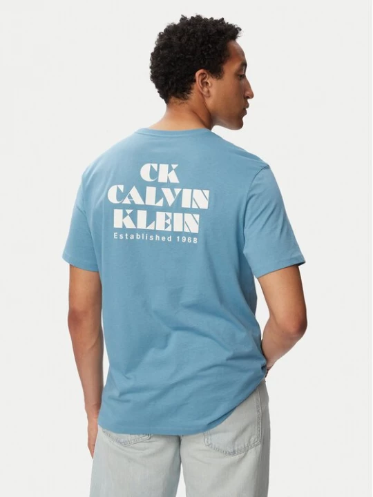 Obrázek produktu Calvin Klein Jeans T-Shirt Resort Graphic LV04RG802G Modrá Regular Fit