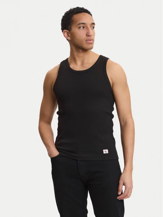 Obrázek produktu Calvin Klein Jeans Tank top Terry LV04RF272G Černá Regular Fit