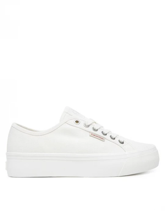 Obrázek produktu Calvin Klein Jeans Tenisky Vulc Flatform Ctn Logo Tag YW0YW01838 Bílá