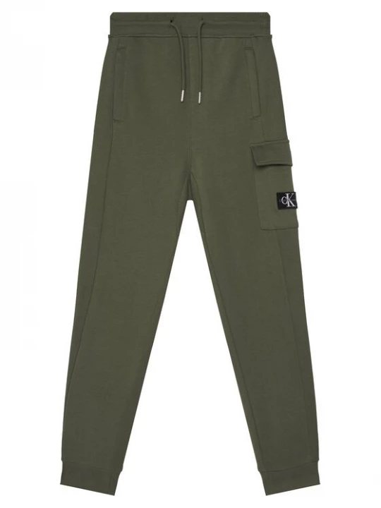 Obrázek produktu Calvin Klein Jeans Teplákové kalhoty Badge IB0IB02199 Zelená Relaxed Fit