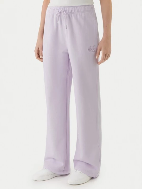 Obrázek produktu Calvin Klein Jeans Teplákové kalhoty Embossed Monologo LV047F206G Růžová Regular Fit