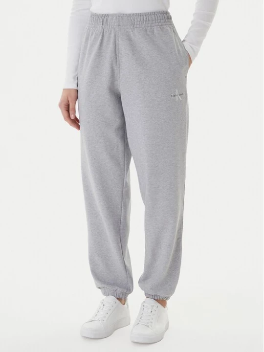 Obrázek produktu Calvin Klein Jeans Teplákové kalhoty Foil Monologo LV047E826G Šedá Regular Fit